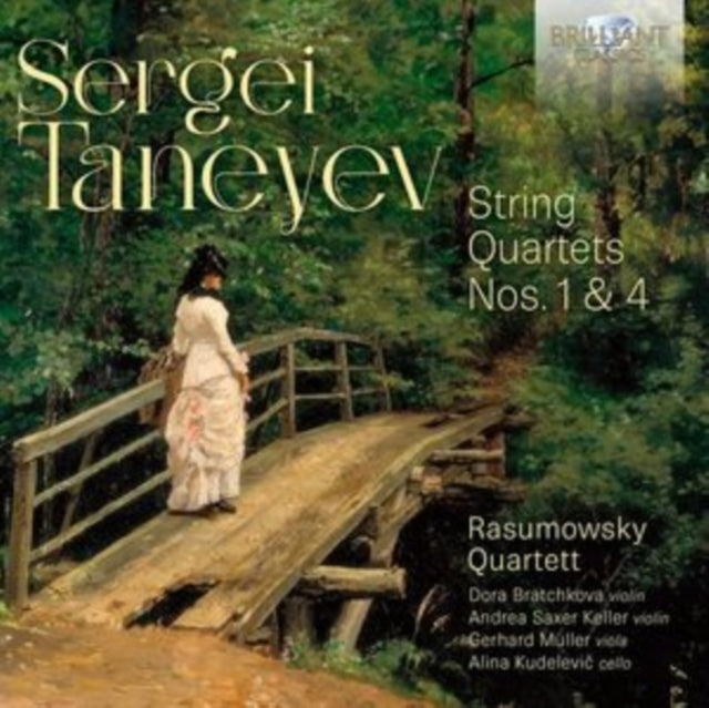 Rasumowsky Quartett / Dora Bratchkova / Andrea Saxer Keller / Gerhard Muller / Alina Kudelevic CD - Taneyev: String Quartets Nos. 1 & 4 / Vol. 1