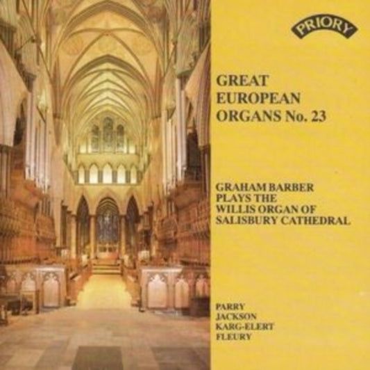 Various Artists CD - Great European Organs No. 23: Salisbury Cathedral
