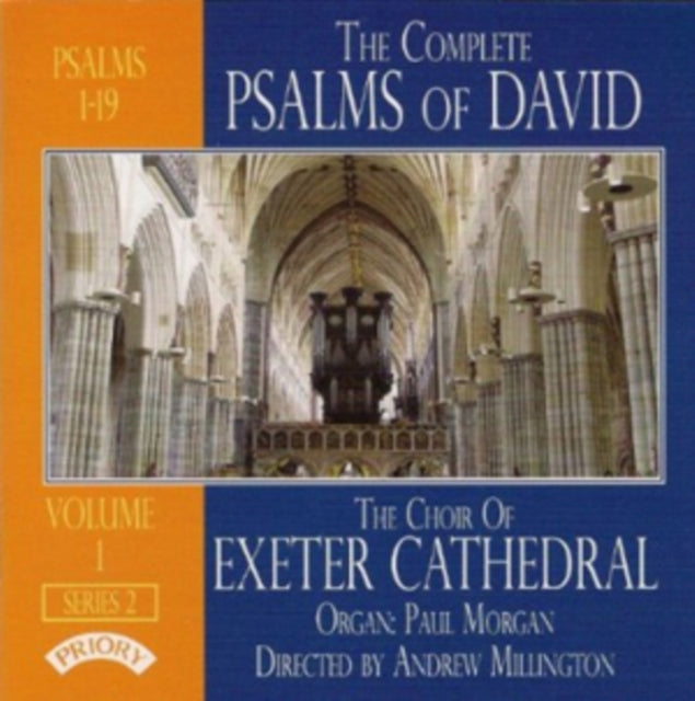 Choir Of Exeter Cathedral / Andrew Millington / Paul Morgan CD - The Complete Psalms Of David Series 2 Volume 1
