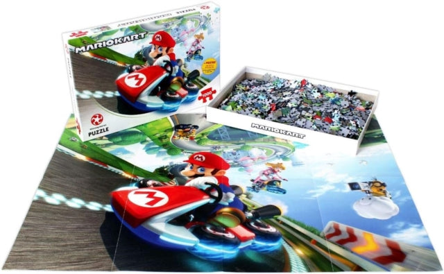 Mario Kart Jigsaw Puzzle - Mario Kart Funracer 1000Pc