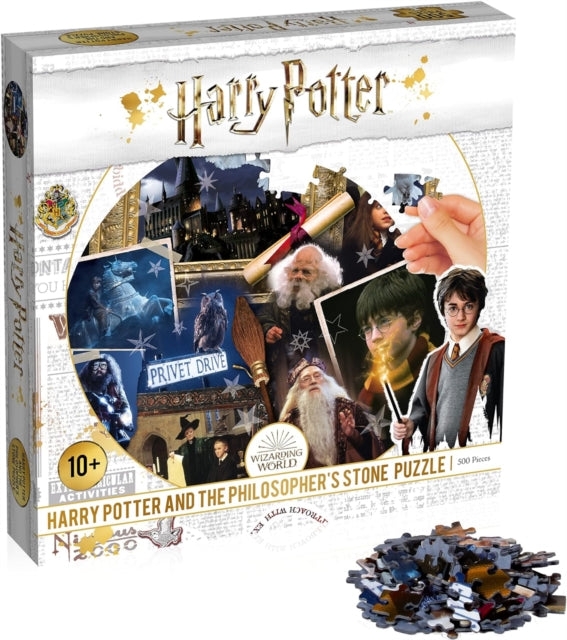 Harry Potter Jigsaw Puzzle - Harry Potter Kids Round 500Pce (Philosophers Stone) Jigsaw Puzzle