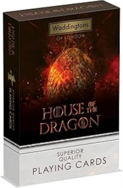 House Of The Dragon Playing Cards - House Of The Dragon Waddingtons Number 1 Playing Cards