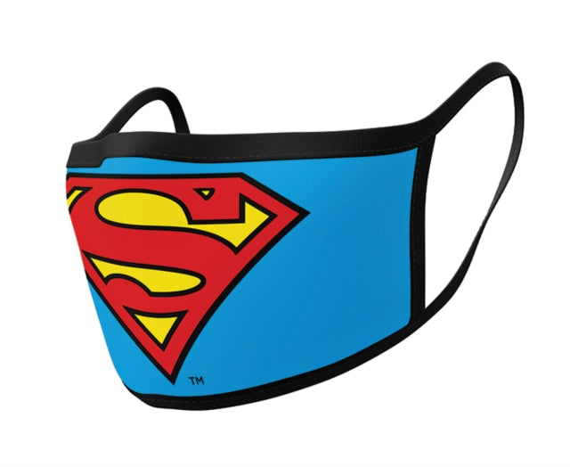 Superman Face Covering - Superman Logo Face Covering (Pack Of 2)