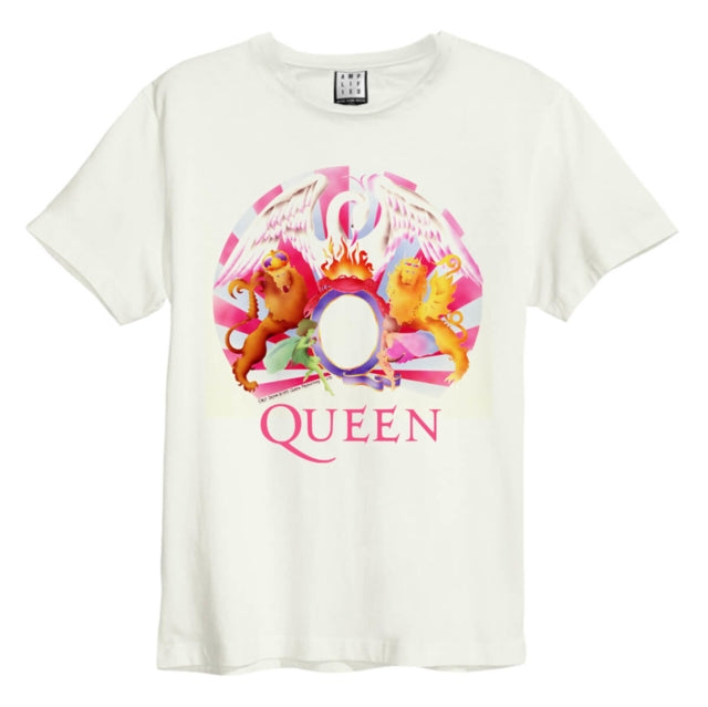 Queen T Shirt - Night At The Opera Crest Amplified Vintage