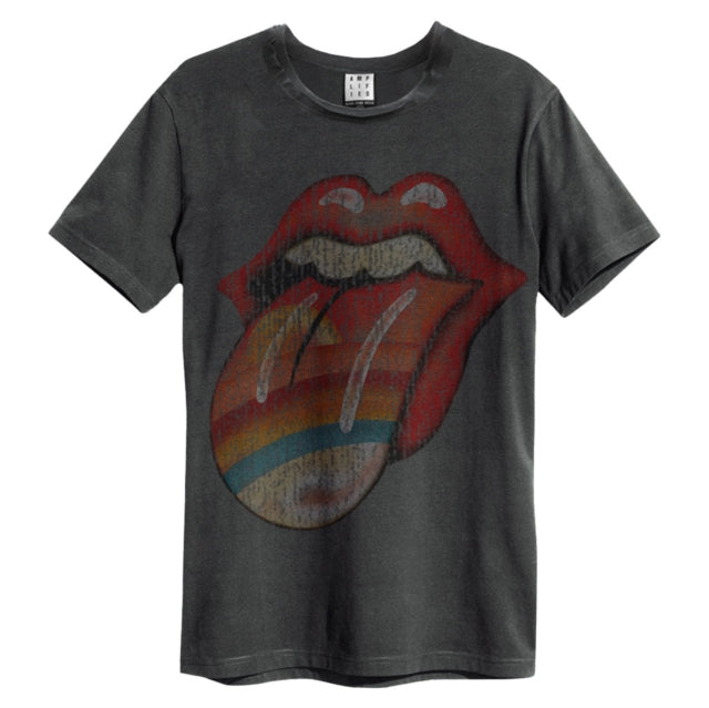 Rolling Stones Vintage T Shirt - Amplified Rainbow Tongue