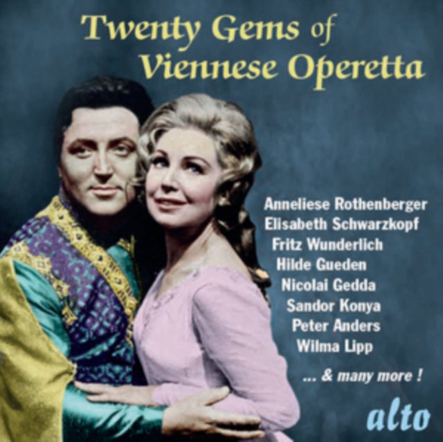 Rothenberger / Wunderlich / Gueden / Schwarzkopf / Gedda / Etc Etc CD - Twenty Gems Of Viennese Operetta
