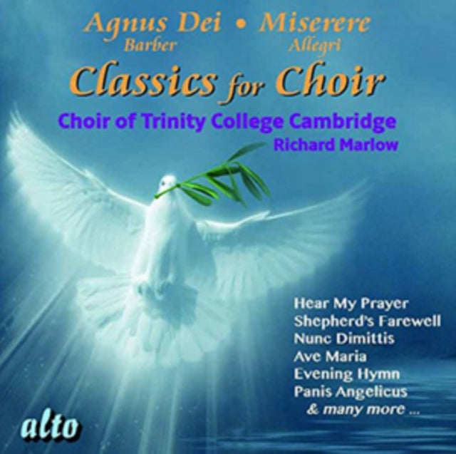 Trinity College Choir Cambridge / Marlow CD - Agnus Dei / Classics For Choir (Barber / Allegri / Berlioz / Mendelssohn / Franck / Faure Etc Favour