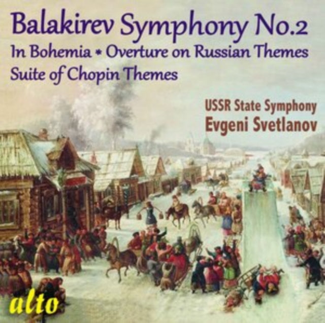 Ussr Symphony / Evgeni Svetlanov CD - Balakirev Symphony No.2 / Ovt Russian Themes / Bohemia / Chopin Suite