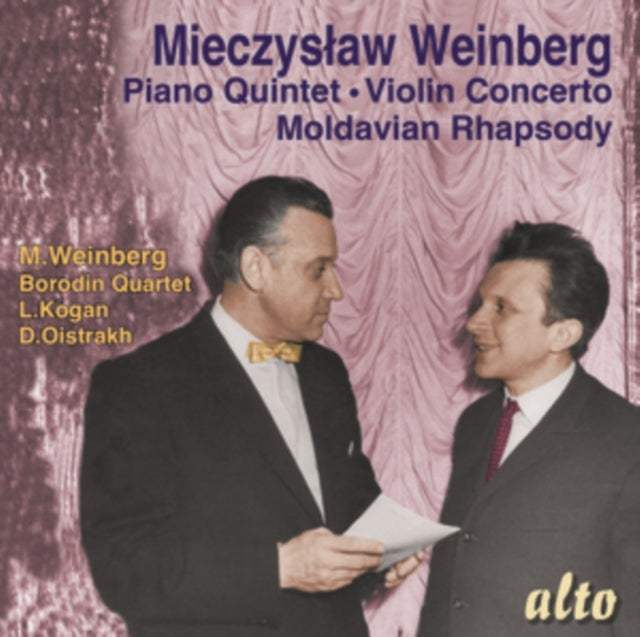 Mieczyslaw Weinberg (With) Borodin Quartet & David Oistrakh Leonid Kogan (With) Moscow P.O/Kirill Kondrashin CD - Mieczyslaw Weinberg (1919-96) / Piano Quintet / Moldavian Rhapsody / Violin Concerto