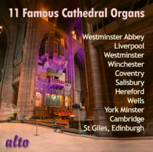 11 Famous Cathedral Organs CD - Musique Pour Orgue De Cathedrales Celebres