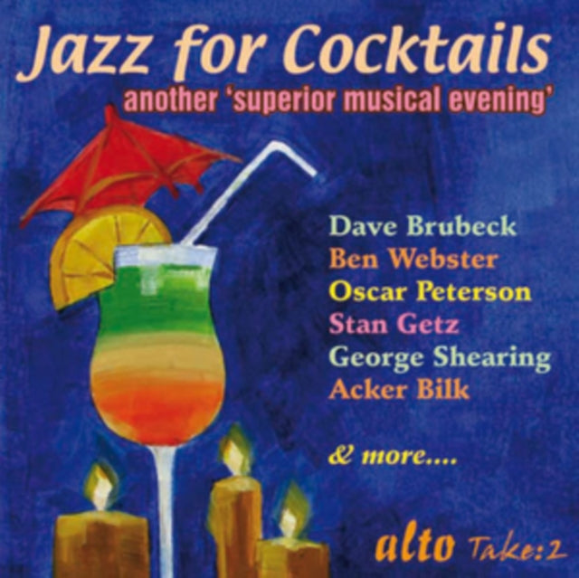Brubeck / Tatum / Shearing / Peterson / Bilk CD - More Jazz For Cocktails / Take 5 / Brubeck / Stranger Shore / Bilk Etc Etc