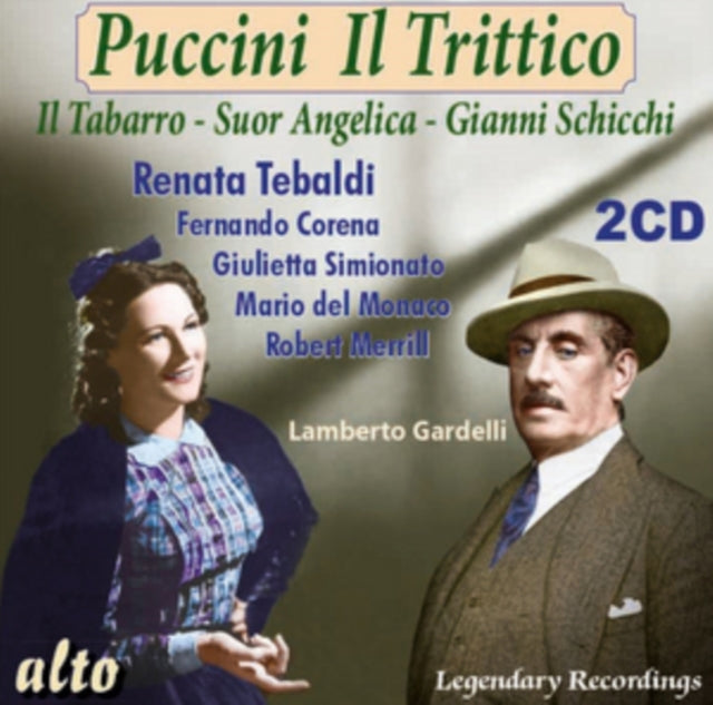 Tebaldi / Corena / Merrill / Del Monaco CD - Puccini: Il Trittico (Operas: Il Tabarro. Suor Angelica. Gianni Schicchi)