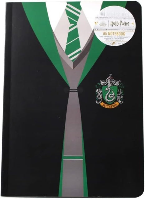 Harry Potter Notebook A5 - A5 Notebook Soft - Harry Potter (Uniform Slytherin)