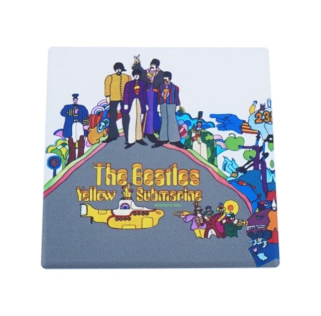 The Beatles Coaster Single - Coaster Single Ceramic Square - (Yellow Sub)
