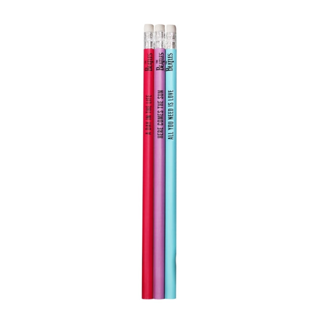 The Beatles Pencil Set - Pencils Set of 3 - The Beatles