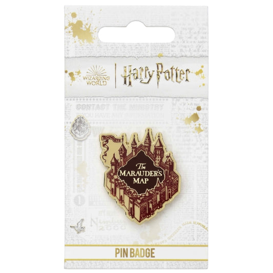 Harry Potter Badge Pin Metal - Harry Potter Mauraders Map Pinbadge