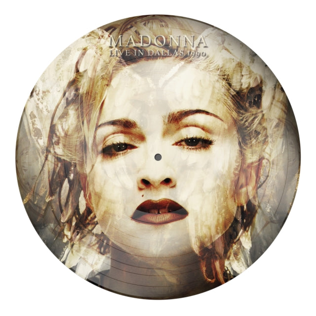 Madonna LP Vinyl Record - Live At The Reunion Hall Dallas 7th May 19 90 (Picture Disc)