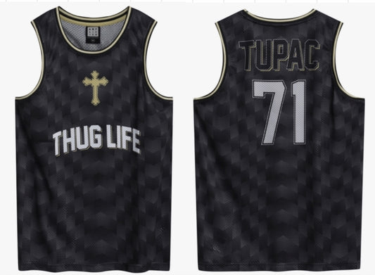 Tupac Amplified Basketball Jersey - Thug Life