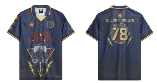 Black Sabbath Amplified Football Jersy - Never Say Die