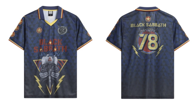 Black Sabbath Amplified Football Jersy - Never Say Die