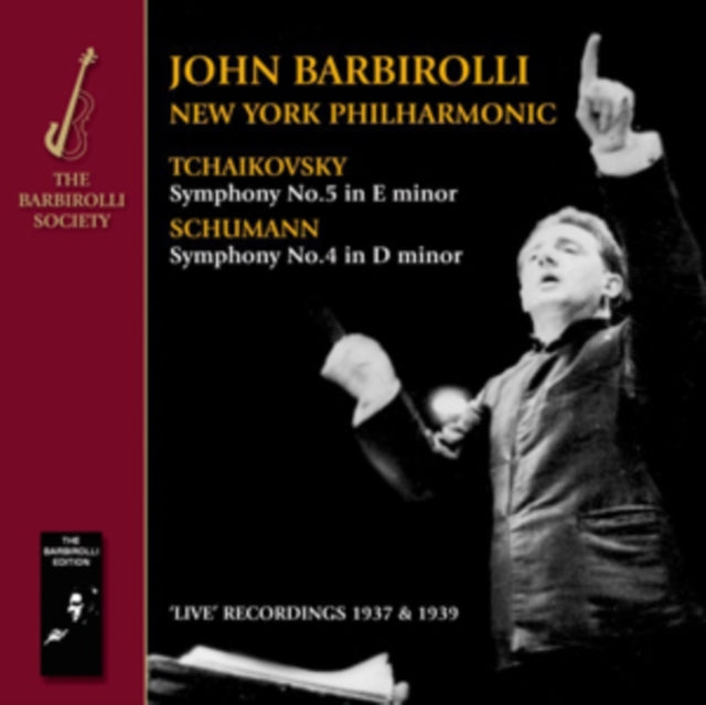 John Barbirolli / New York Phi CD - Tchaikovsky & Schumann - Sy