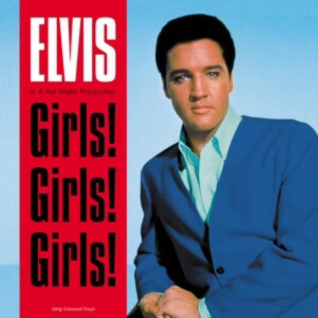 Elvis Presley LP - Girls! Girls! Girls! - Original Soundtrack (Blue Vinyl)