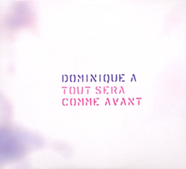 Dominique A CD - Tout Sera Comme Avant