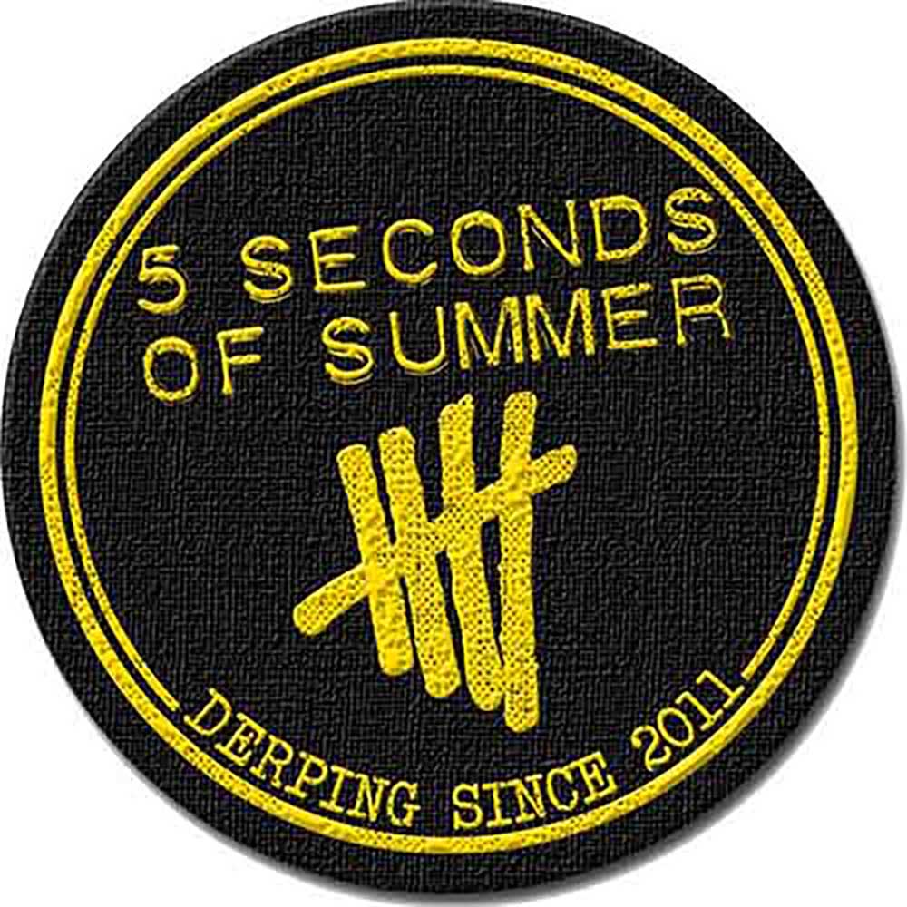 5 Seconds of Summer Patches-Woven Sew On - Sour Tour | Buy Now For 9.99