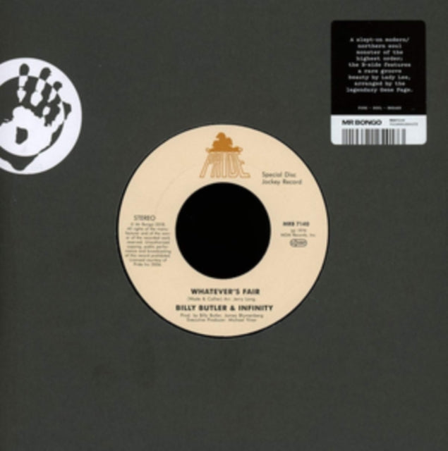 Billy Butler & Infinity / Lady Lee 7Inch - Whatevers Fair / Simple Things