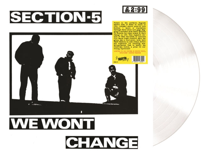 Section 5 LP Vinyl Record - We Won't Change (White Vinyl)