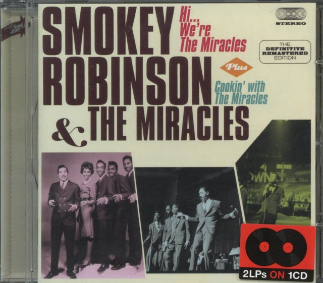 Smokey Robinson CD - Hi...Were The Miracles / Cookin With The Miracles