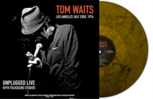 Tom Waits LP - Unplugged Live At Folkscene Studios (Orange Marble Vinyl)
