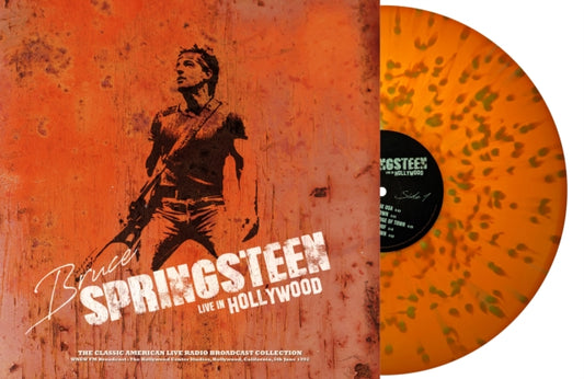 Bruce Springsteen LP Vinyl Record - Wnew Fm Broadcast The Hollywood Center Studios Hollywood Ca 5th June 19 92 (Orange/Yellow Splatter Vinyl)