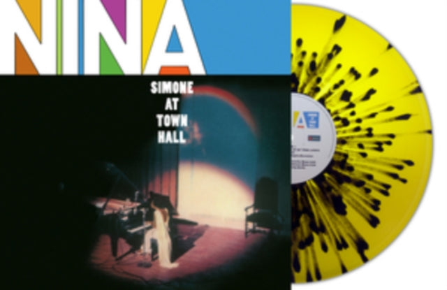 Nina Simone LP Vinyl Record - At Town Hall (Yellow/Black Splatter Vinyl)
