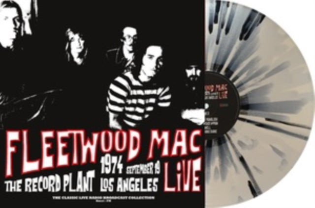 Fleetwood Mac LP Vinyl Record - Live At The Record Plant 19 74 (White/Black Splatter Vinyl)