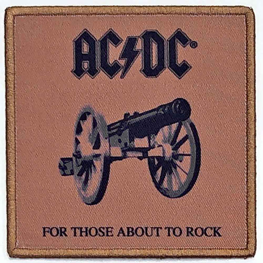 AC/DC Patches - Iron On - For Those About To Rock (We Salute You)