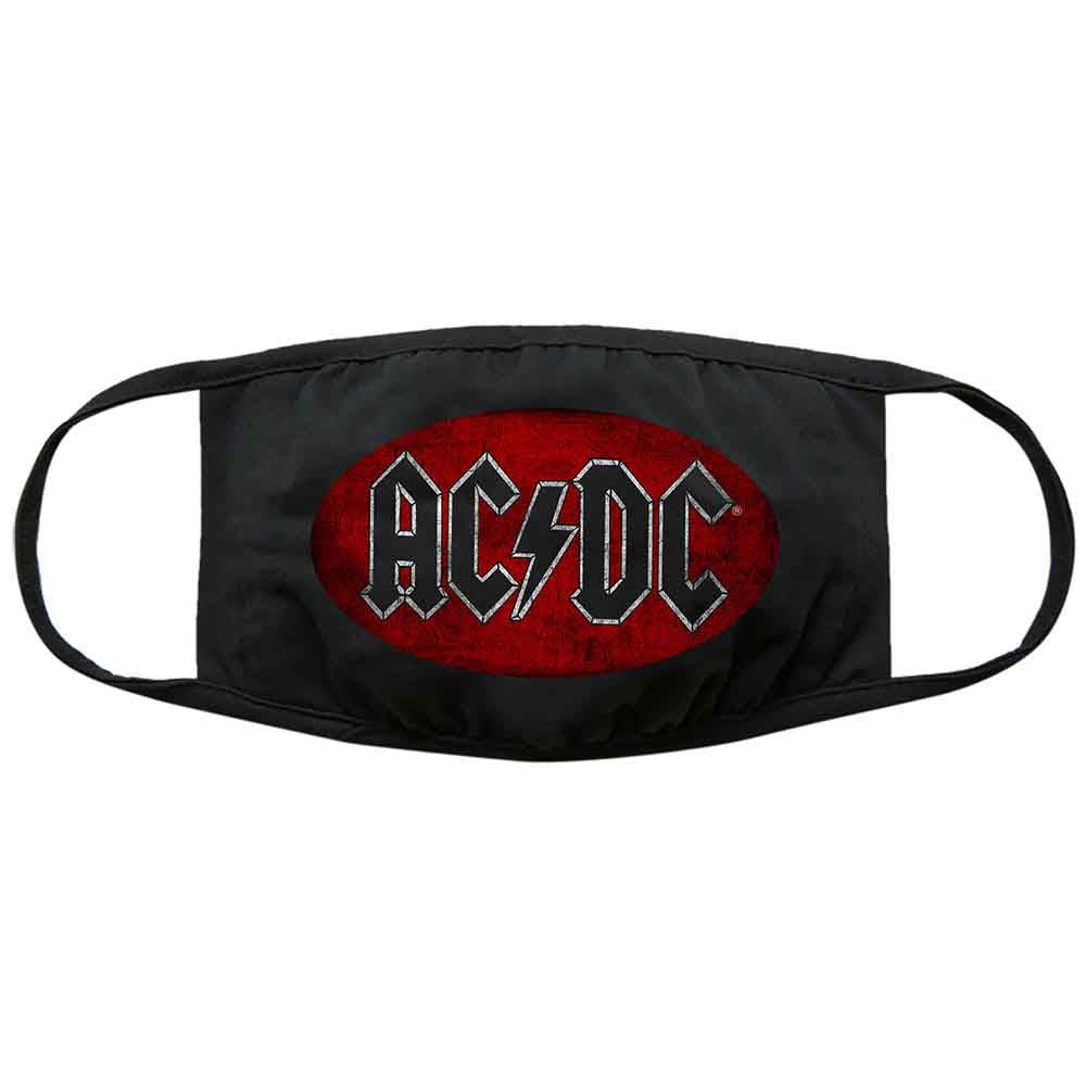 AC/DC Face Masks - Oval Logo Vintage