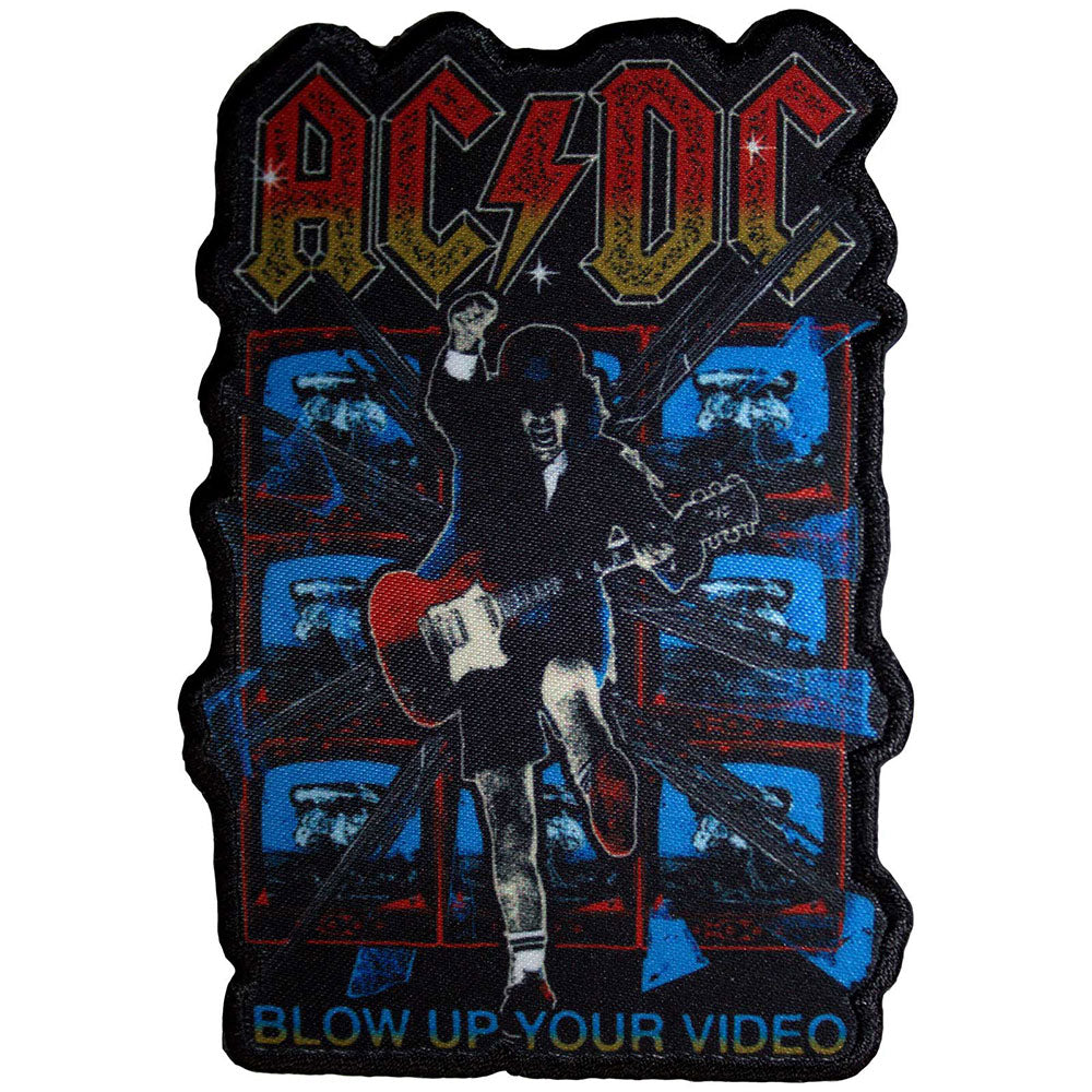 AC/DC Patches - Iron On - Blow Up Your Video Cut-Out
