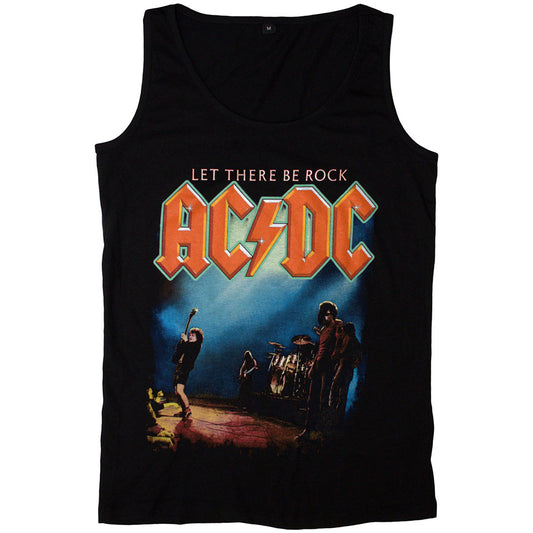 AC/DC Women's Vest Top - Let There Be Rock