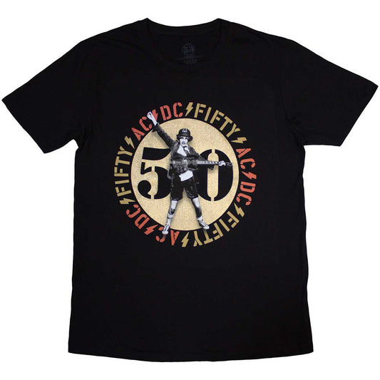AC/DC T Shirt - Gold Emblem