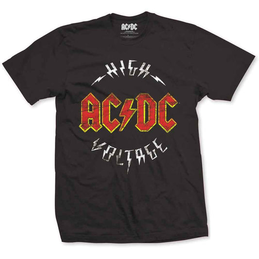 AC/DC T Shirt - Logo High Voltage