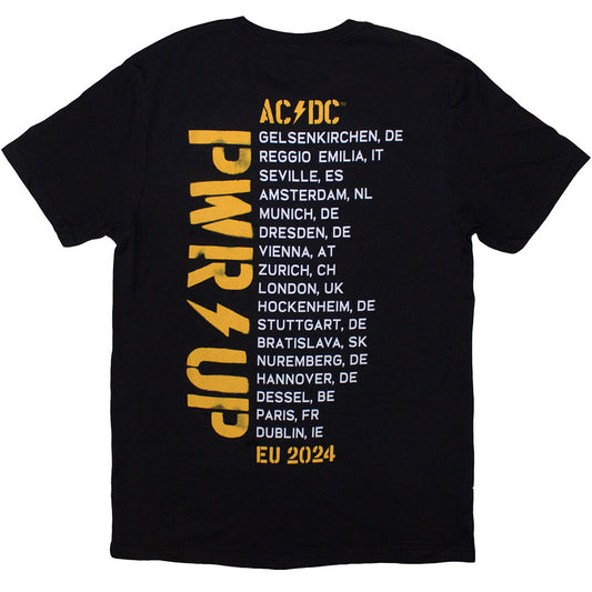 AC/DC T Shirt - Angus Triangle EU Tour '24