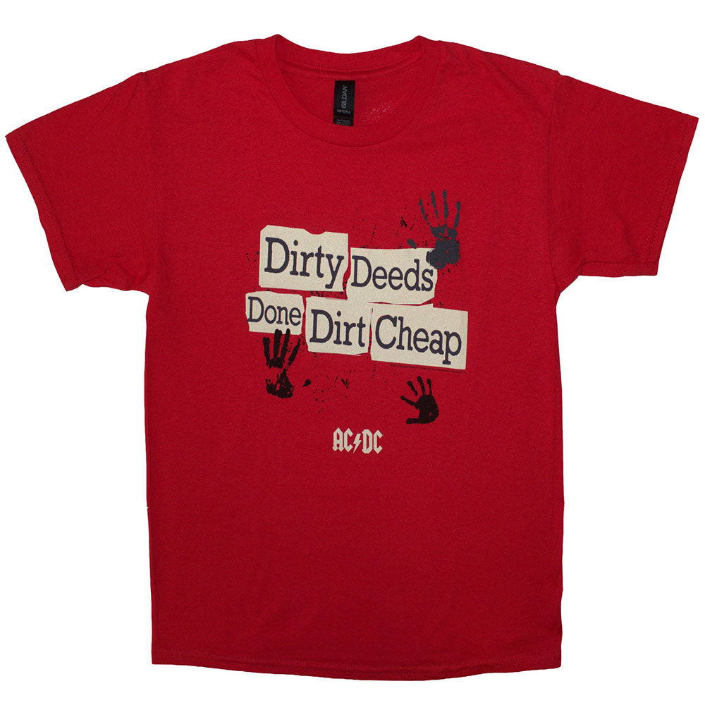 AC/DC Children's T Shirt - Dirty Deeds Done Dirt Cheap