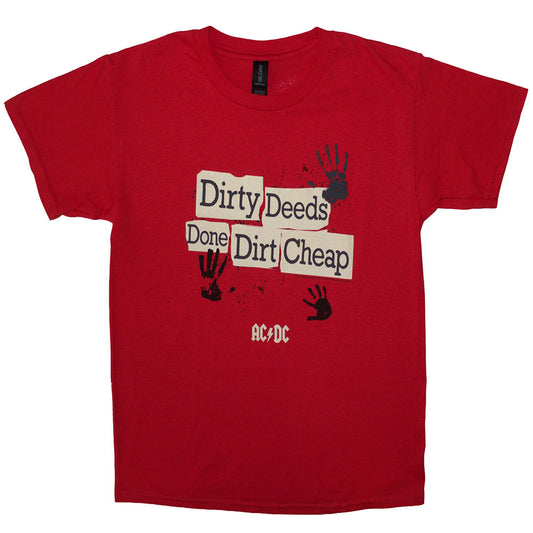 AC/DC Children's T Shirt - Dirty Deeds Done Dirt Cheap
