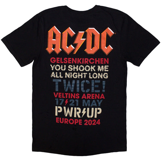 AC/DC T Shirt - PWRD Up Gelsenkirchen '24