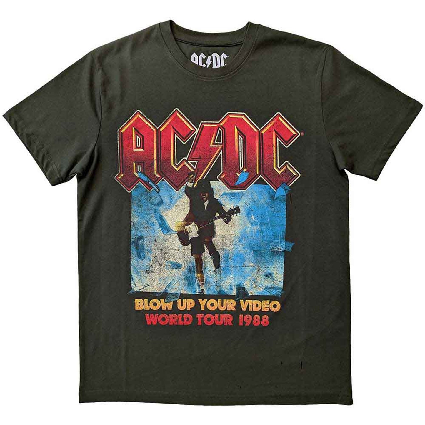 ACDC Green T Shirt - Blow Up Your Video