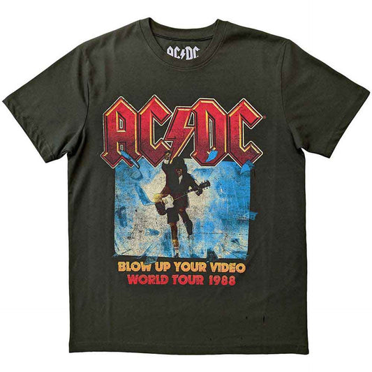 ACDC Green T Shirt - Blow Up Your Video