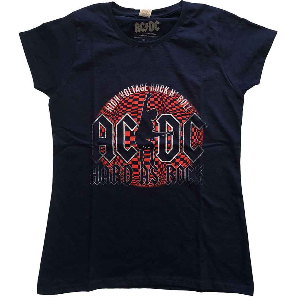 AC/DC Woman's T Shirt - Hard As Rock