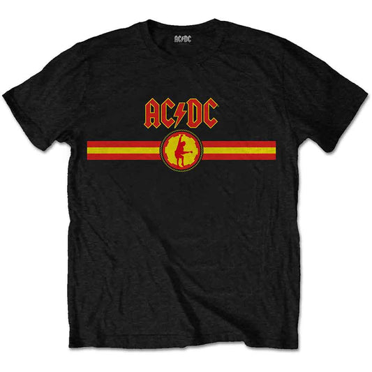 AC/DC T Shirt - Logo & Stripe