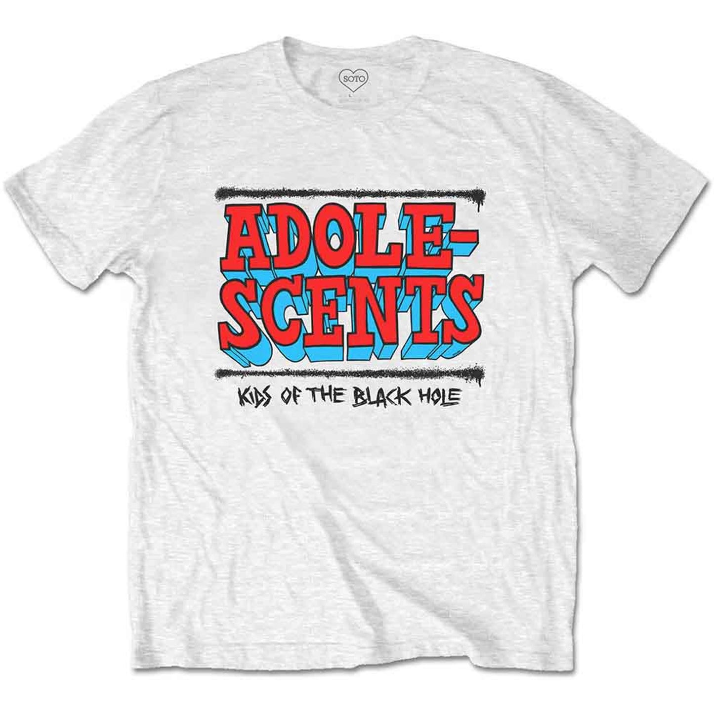 Adolescents White T Shirt - Kids Of The Black Hole